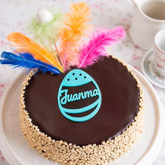 Topper personalizado Huevo de Pascua Varios diseños (8 cm)