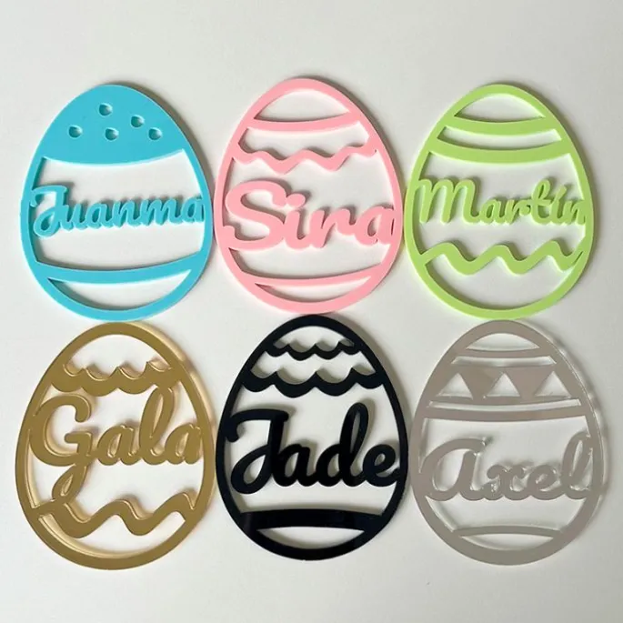 Topper personalizado Huevo de Pascua Varios diseños (8 cm)