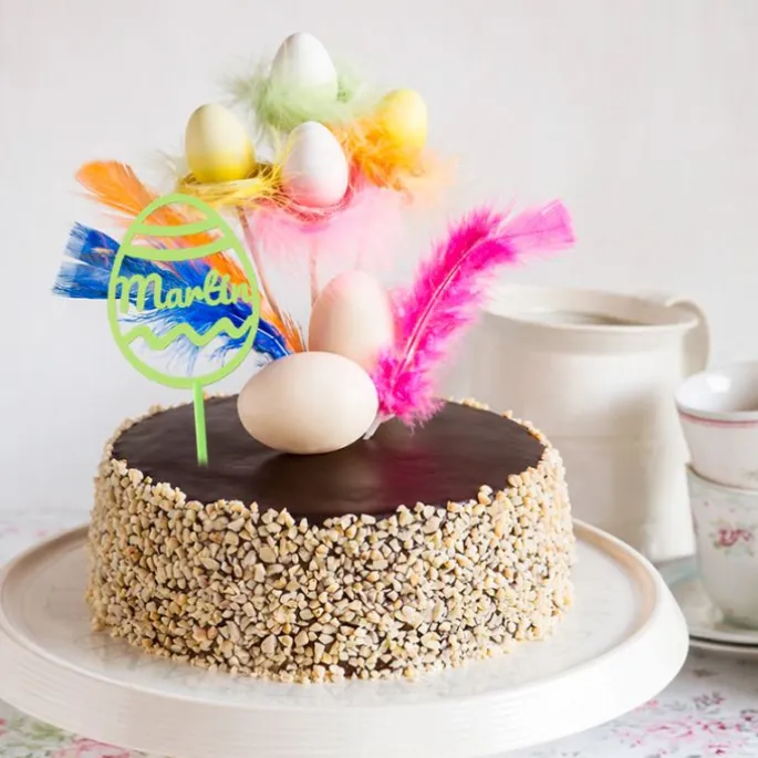 Topper personalizado Huevo de Pascua Varios diseños (8 cm)