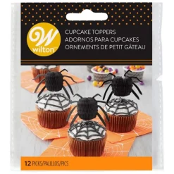 Toppers arañas de Halloween (12) - Wilton