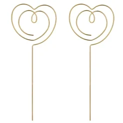 Toppers corazones dorados - PartyDeco