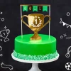 Toppers fútbol dorados (2) - PartyDeco