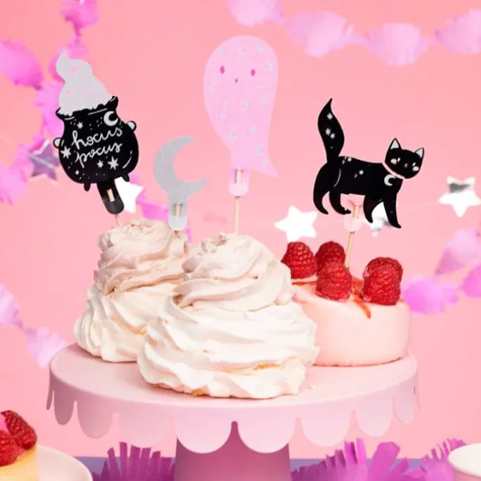 Toppers Halloween plateados (6) - PartyDeco