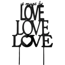 Topper silueta Love 20 cm