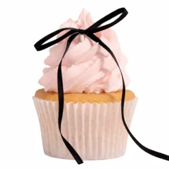 Toppers lazos negros para tartas coquette y cupcakes (8) - PME