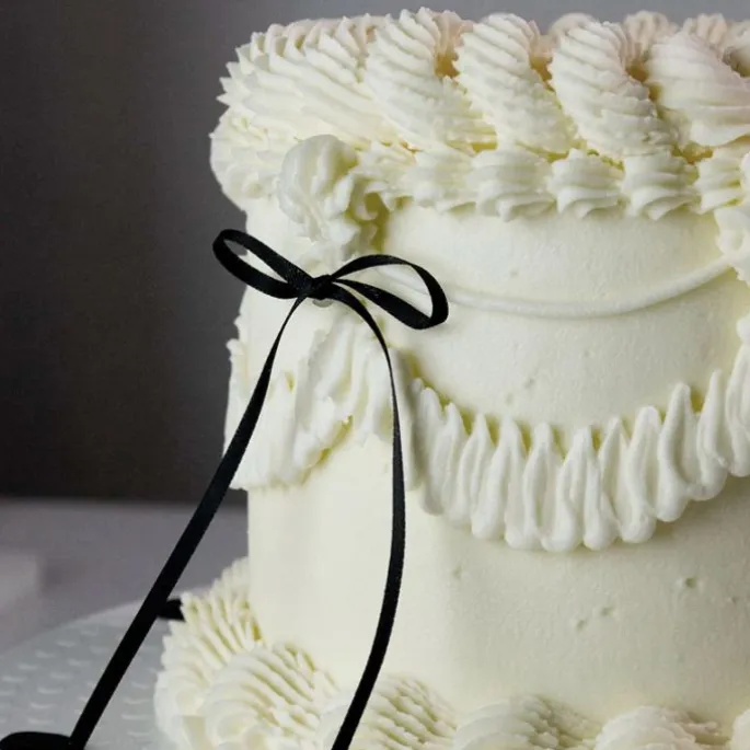 Toppers lazos negros para tartas coquette y cupcakes (8) - PME