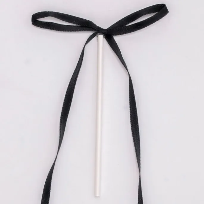 Toppers lazos negros para tartas coquette y cupcakes (8) - PME