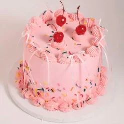 Toppers lazos rosas claros para tartas coquette y cupcakes (8) - PME