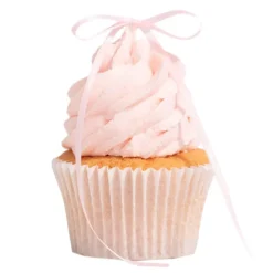 Toppers lazos rosas claros para tartas coquette y cupcakes (8) - PME