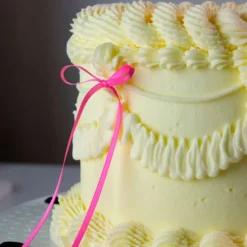 Toppers lazos rosas para tartas coquette y cupcakes (8) - PME