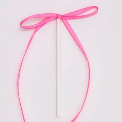 Toppers lazos rosas para tartas coquette y cupcakes (8) - PME