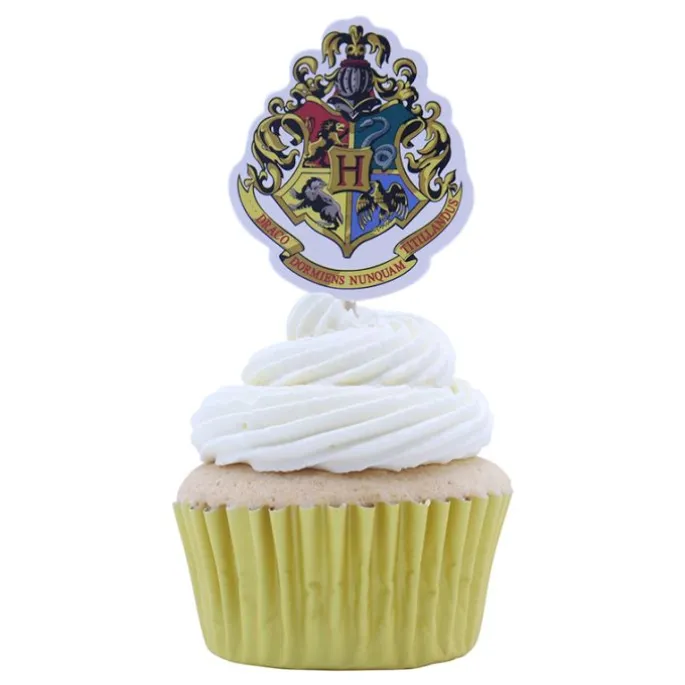 Toppers para cupcakes escudos Harry Potter (15) - PME