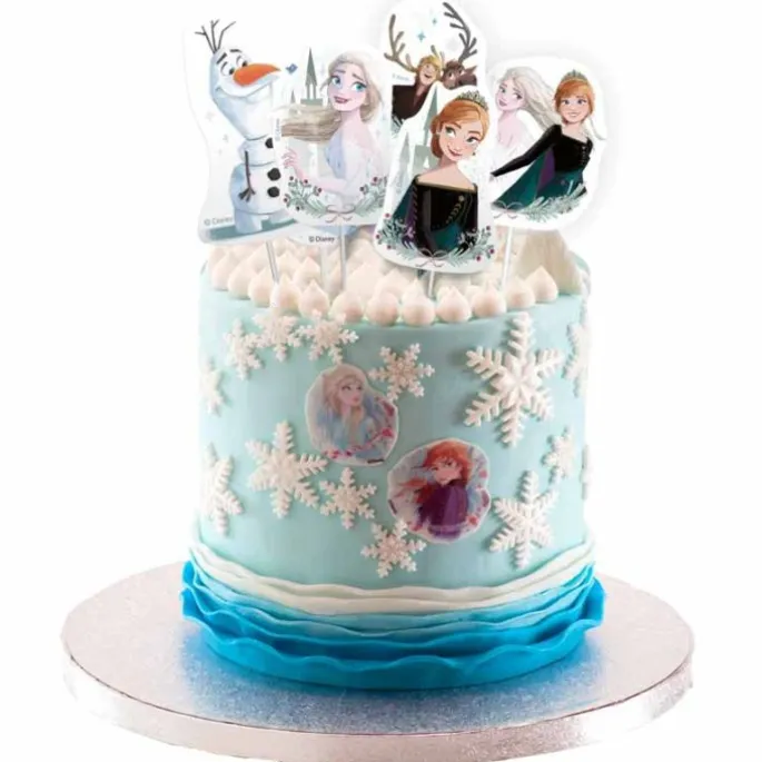 Toppers para cupcakes Frozen (30) - Dekora