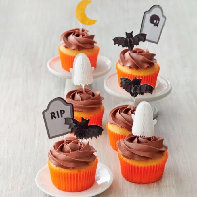 Toppers para cupcakes Halloween (8) - Wilton