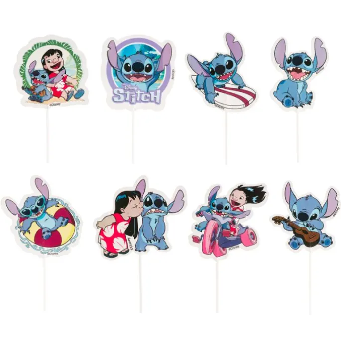 Toppers para cupcakes Lilo y Stitch (16) - Dekora