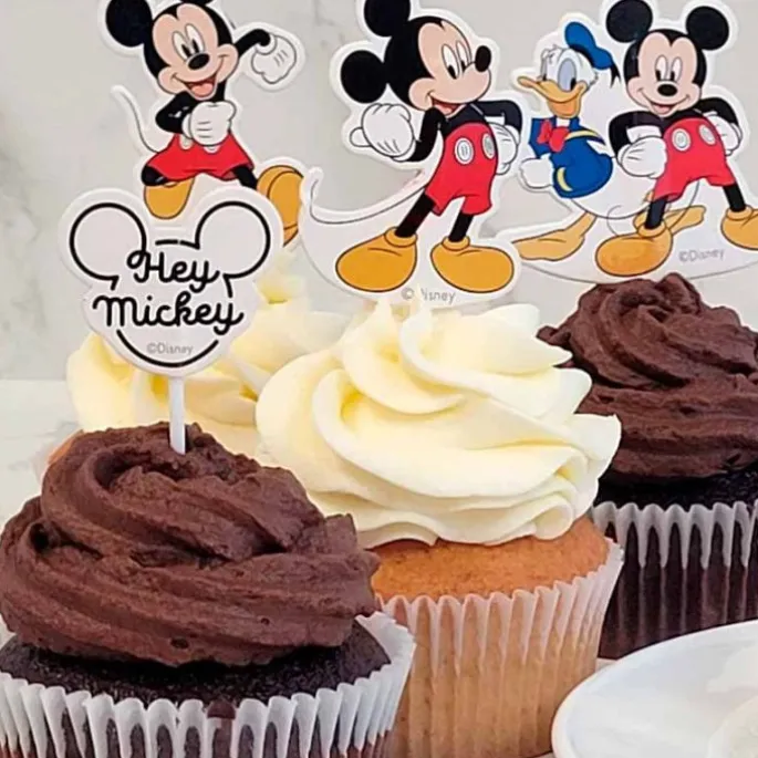 Toppers para cupcakes Mickey Mouse (30) - Dekora