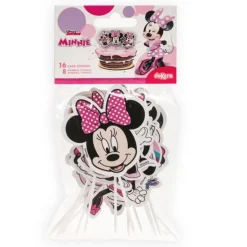 Toppers para cupcakes Minnie Mouse (16) - Dekora