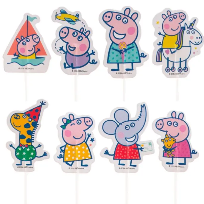 Toppers para cupcakes Peppa Pig (16) - Dekora