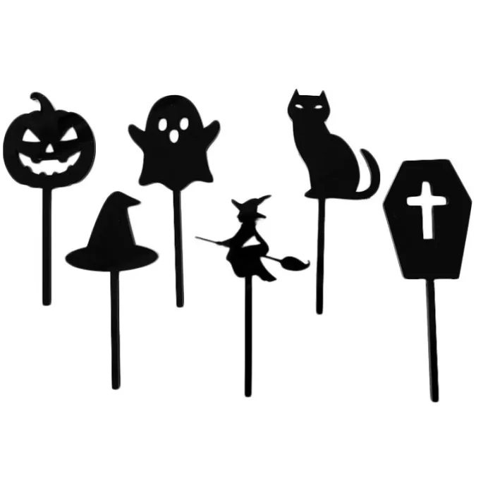 Toppers para cupcakes personajes II de Halloween 4 cm (6)