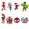 Toppers para cupcakes Spiderman Spidey (16) - Dekora