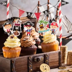 Toppers para tarta piratas (6) - Dekora
