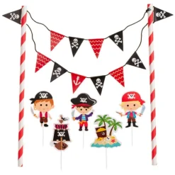 Toppers para tarta piratas (6) - Dekora