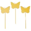 Toppers para tartas dorados Mariposas 6 cm (3)