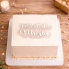Topper transparente Nombre o Texto Personalizado - 2 líneas