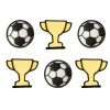 Trofeos y balones de fútbol de azúcar (6) - Sin gluten - Decora