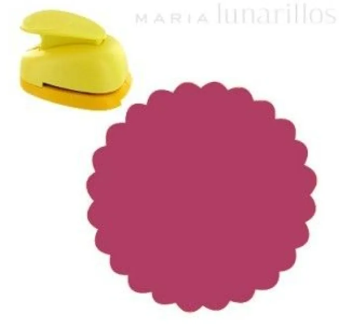 Troqueladora círculo con ondas 3,8 cm - Artemio