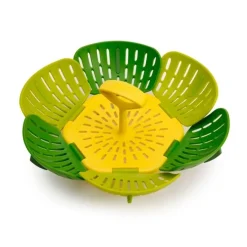 Vaporera plegable con mango amarillo - Polipropileno - Joseph Joseph