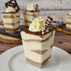 Vasito cuadrado para postres y aperitivos - Martellato