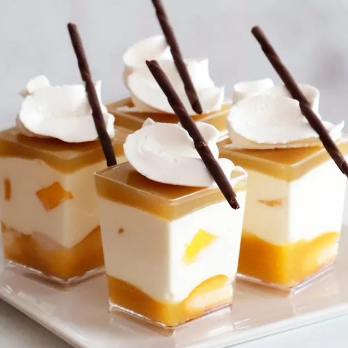 Vasito cuadrado para postres y aperitivos - Martellato
