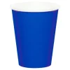 Vasos de papel azul cobalto 250 ml (8) - Conver Party