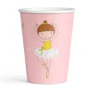 Vasos de papel Bailarinas 250 ml (8) - Amscan