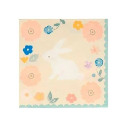 Vasos de papel conejos Pascua 250 ml (8) - Meri Meri + REGALO servilletas