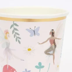 Vasos de papel Hadas 250 ml (8) - Meri Meri