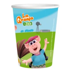Vasos de papel La Granja de Zenón 250 ml (8)