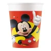 Vasos de papel Mickey 200 ml (8) - Decorata Party