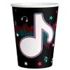 Vasos de papel música Dance Party 250 ml (8) - Conver Creations