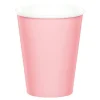 Vasos de papel rosa bebé 250 ml (8) - Conver Party