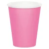 Vasos de papel rosas 250 ml (8) - Conver Party