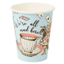 Vasos de papel Truly Alice 250 ml (8) - Talking Tables