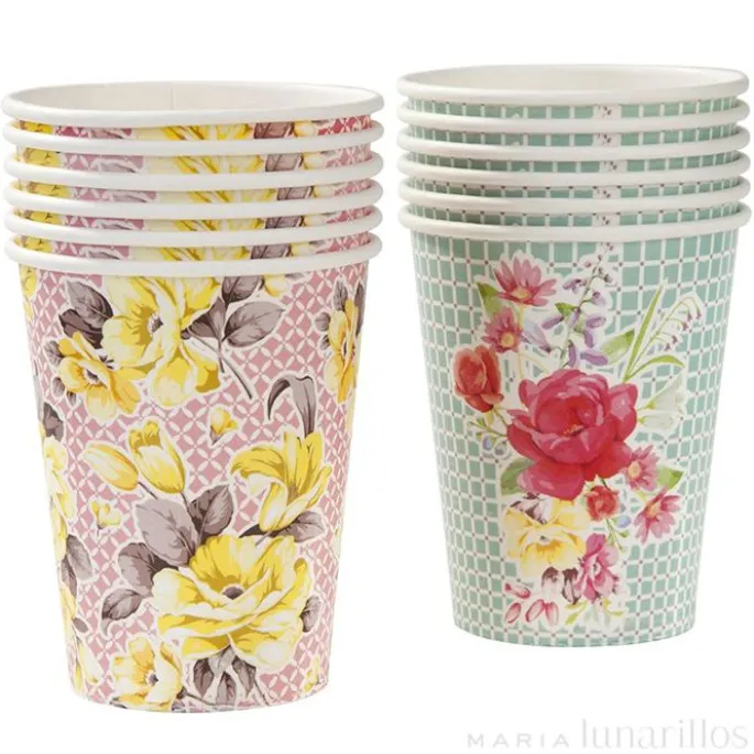 Vasos de papel Truly Scrumptious 250 ml (12) - Talking Tables