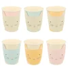 Vasos gatos 250 ml (8) - Meri Meri