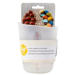 Vaso silicona para bañar chocolate y candy melts - Wilton