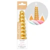 Vela cuerno de unicornio dorada - ScrapCooking
