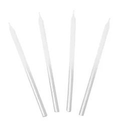 Velas blancas y plateadas (16) - Talking Tables