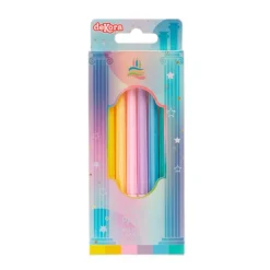 Velas de colores columnas (6) - Dekora