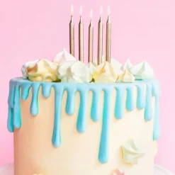 Velas doradas (6) - PartyDeco